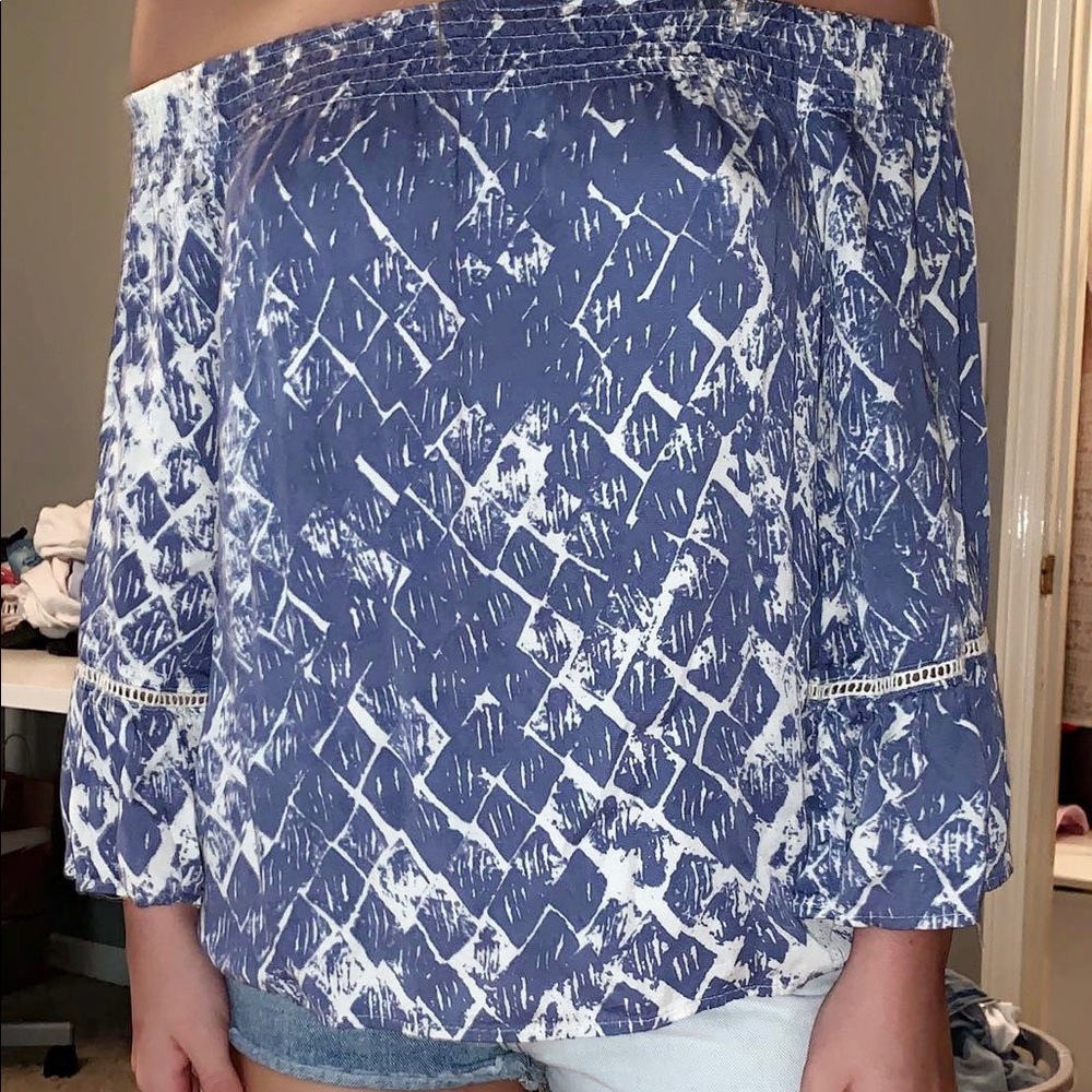 Off the shoulder shirt